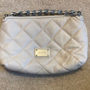 Ivory Michael Kors clutch
